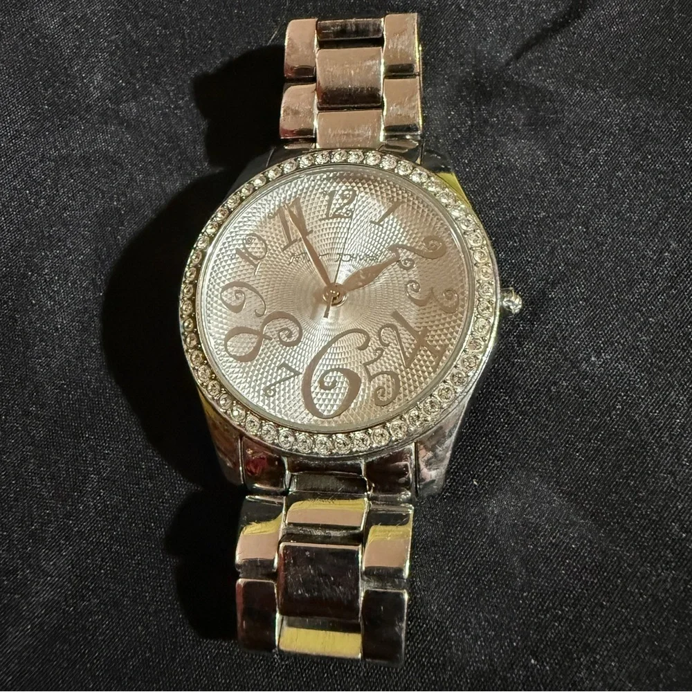 Betsey Johnson silver toned